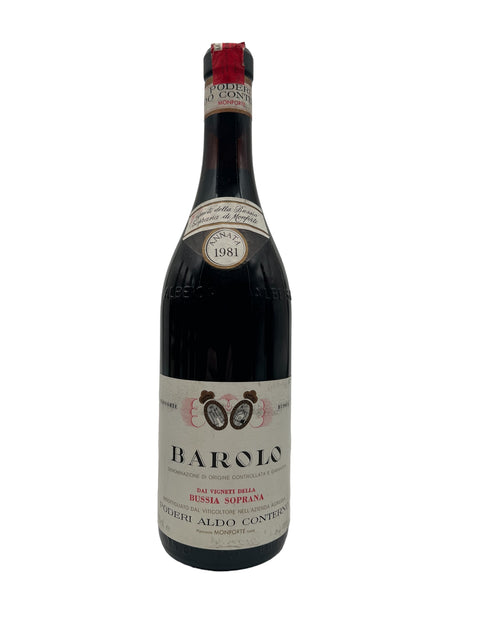 Barolo 1981 Aldo Conterno Bussia Sopana