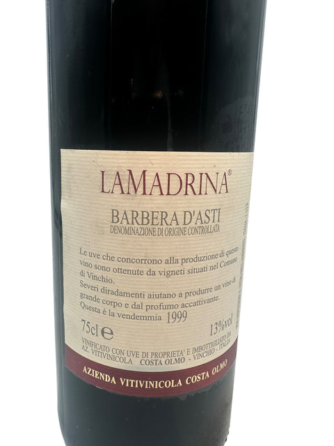 Barbera d'Asti Lamadrina 1999