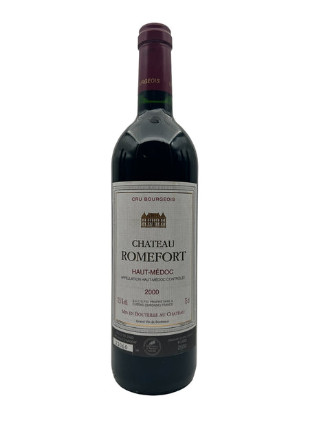Chateau Romfort Haut-Médoc 2000