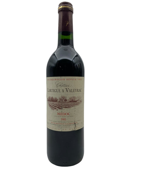 Château Lauritue à Valeyrac Médoc 2002