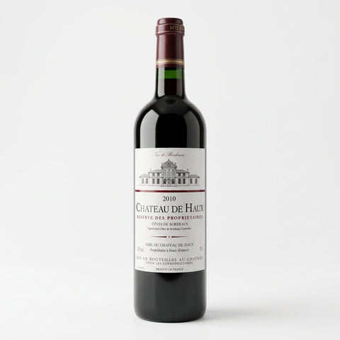 Côtes de Bordeaux Château de Haux 2010 – Flasche