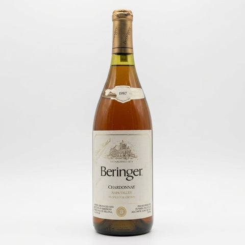 Napa Valley Beringer Vineyards 1987 – Flasche