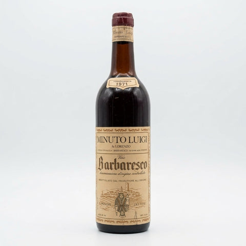 Barbaresco Minuto Luigi 1971 – Flasche