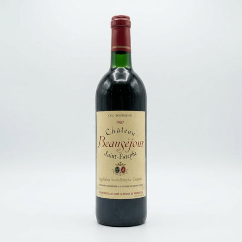 Saint Estèphe Cru Bourgeois Château Beauséjour 1987 – Flasche
