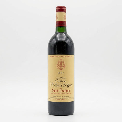 Saint Estèphe Château Phélan Ségur 1987 – Flasche