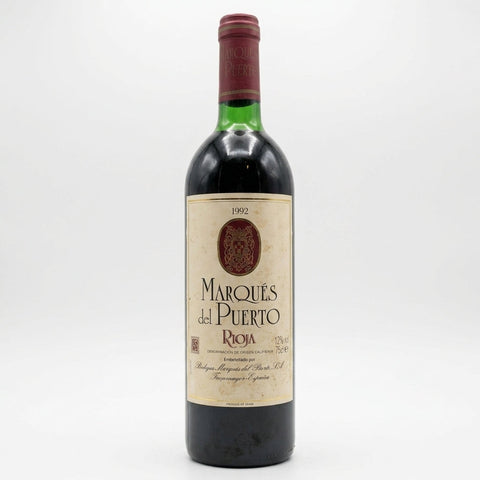 Rioja Alta Crianza Marqués del Puerto 1992
