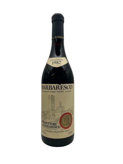 Barbaresco-Weinflasche von 1987, Produttori del Barbaresco