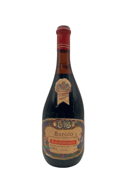 Flasche Rotwein Barolo Il Costamagna 1977