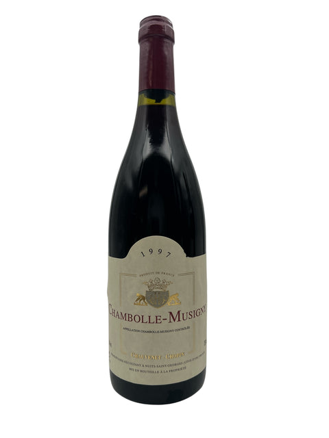 Flasche Rotwein Chambolle-Musigny Jahrgang 1997