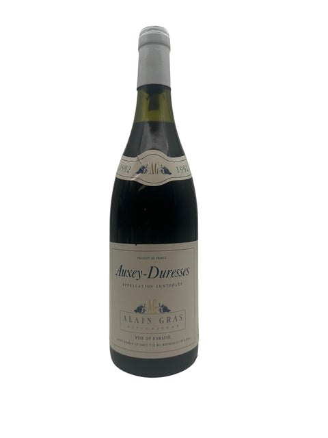 Flasche Rotwein Auxey-Duresses Alain Gras 1992
