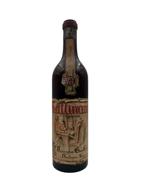 Flasche Gattinara Travaglini 1977 Rotwein