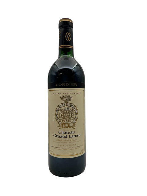 Flaschenbild des Rotweins Gruaud Larose Château 1988 aus Bordeaux