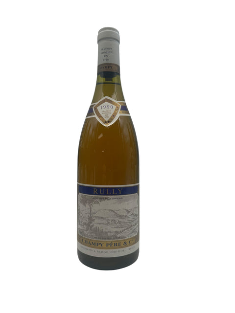 Flasche Rully-Weißwein aus Champy Père & Cie, Jahrgang 1990