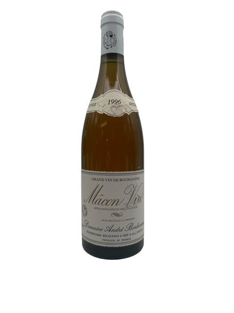 Flasche Weißwein Mâcon Viré Domaine André Bonhomme 1996