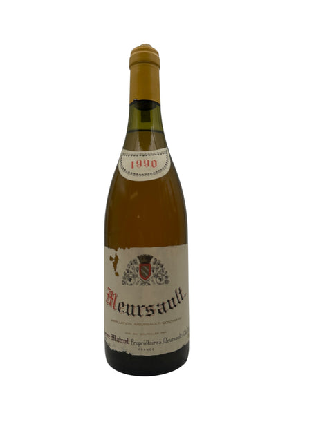 Flasche Meursault Pierre Matrot aus dem Jahrgang 1990