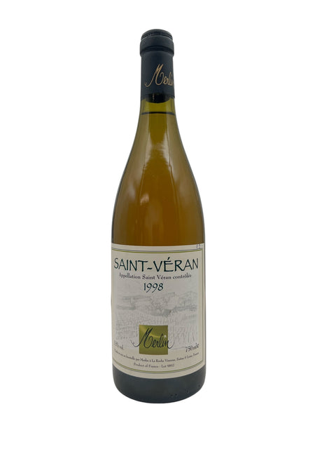 Saint Véran Merlin 1998 Weißweinflasche