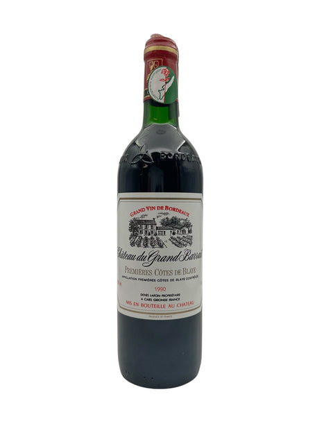 Flasche Rotwein Château du Grand Barrail 1990