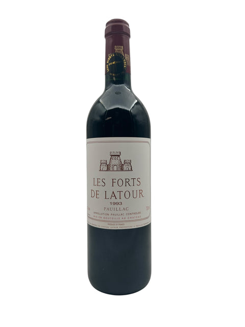 Flasche Rotwein Les Forts de Latour 1993 aus Pauillac