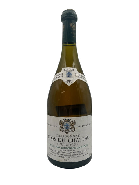Flasche Chardonnay Clos du Château aus Burgund 1993