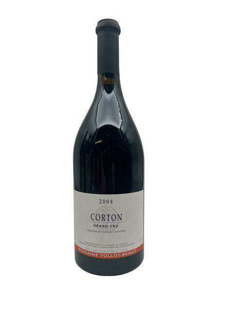 Flasche Rotwein Corton Domaine Tollot-Beaut 2004