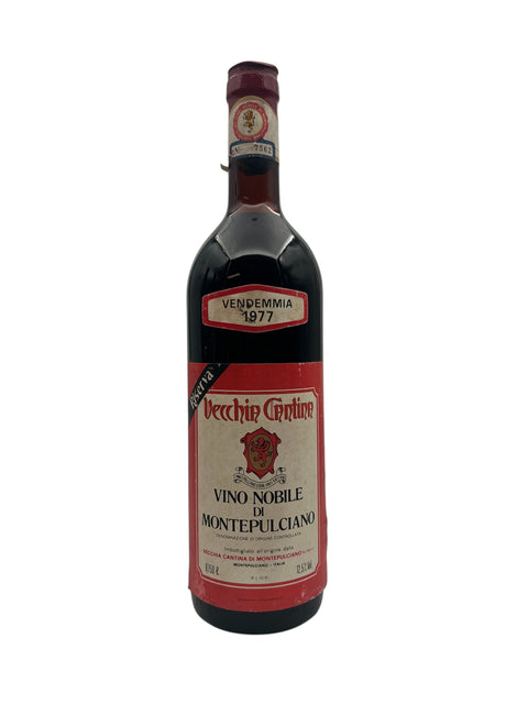 Flasche Vino Nobile di Montepulciano 1977 von Vecchia Cantina