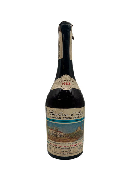 Flasche Barbera d'Asti Incisa Scapaccino 1982
