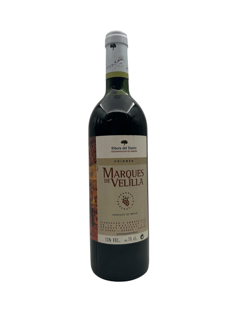 Flasche Marques de Velilla 2018 aus Ribera del Duero