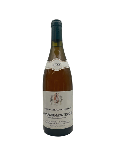 Flasche Chassagne-Montrachet Domaine Fernand Coffinet 1988