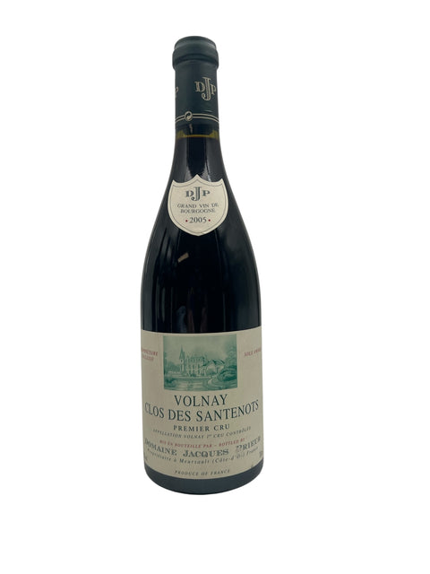 Flasche Volnay Clos des Santenots Domaine Jacques Prieur 2005