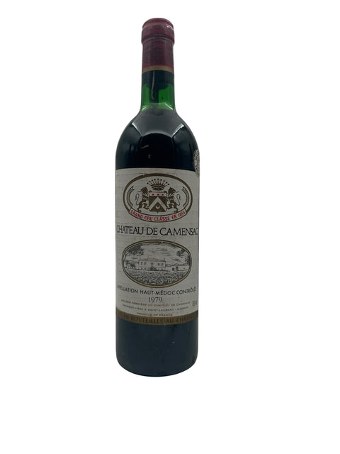 Flasche Rotwein Château de Camensac 1970