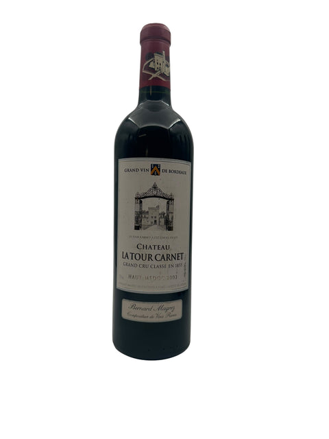 Flasche Rotwein Château La Tour Carnet 2003