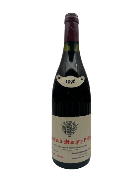 Flasche Rotwein Chambolle-Musigny Domaine Bertheau 1996