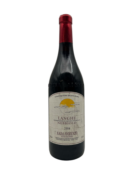 Flasche Rotwein Langhe Nada Fiorenzo 2004