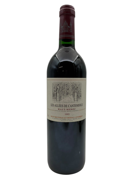 Flasche Les Allées de Cantemerle 1995 aus Bordeaux