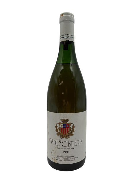 Viognier Weißwein von A. Segurant Jahrgang 1991