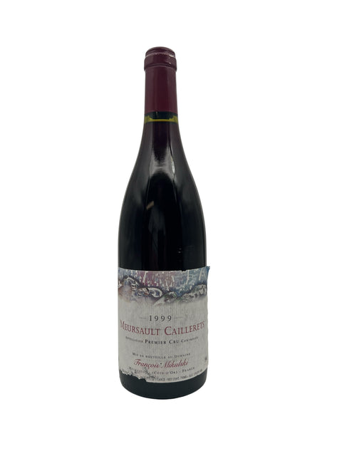 Flasche Meursault Caillerets Weißwein François Mikulski 1999