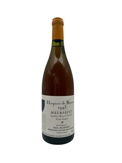 Flasche Meursault Hospices de Beaune 1993 Weißwein