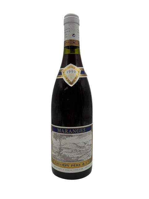 Flasche Rotwein Maranges Champy Père & Cie 1990
