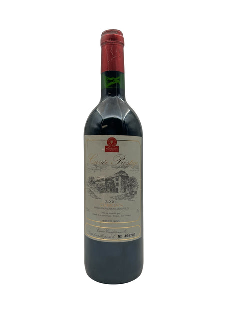 Flasche Rotwein Cuvée Prestige Aydie 2001