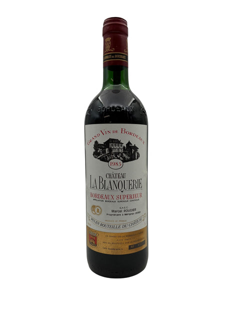 Flasche Château La Blanquerie Bordeaux Supérieur 1985