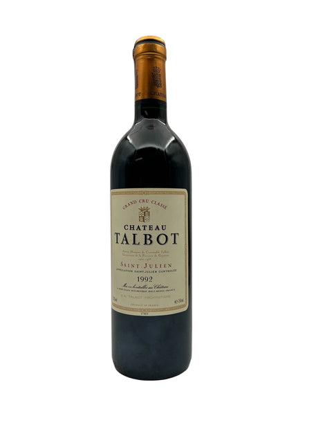 Flasche Rotwein Chateau Talbot 1992