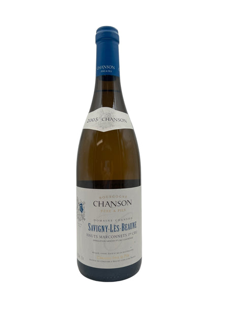 Flasche Savigny-Les-Beaune Chanson 2005 Weißwein aus Burgund