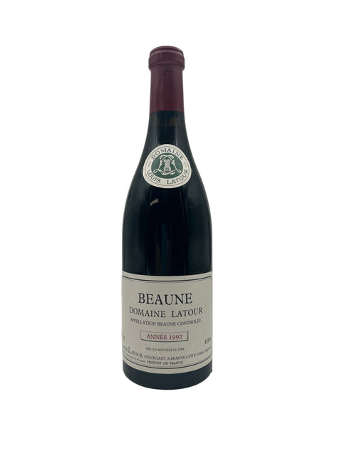 Flasche Rotwein Beaune Domaine Latour 1992
