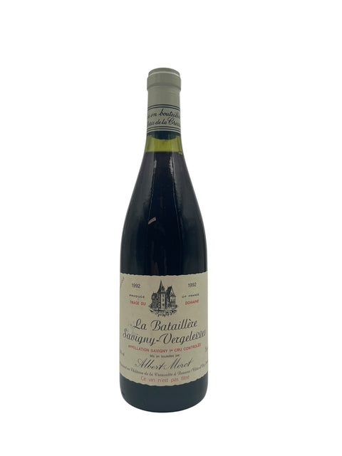 Flasche Rotwein La Bataillère Albert Morot 1992