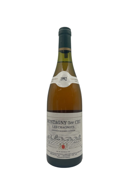 Flasche Weißwein Montagny les Chagnots 1992