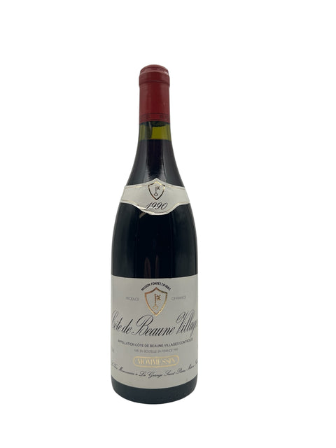 Flasche Rotwein Côte de Beaune Village 1990 aus Moissenet
