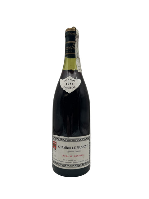 Flasche Rotwein Chambolle-Musigny Domaine Ponnelle 1983