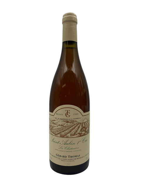 Flasche Weißwein Saint-Aubin Gérard Thomas 1999