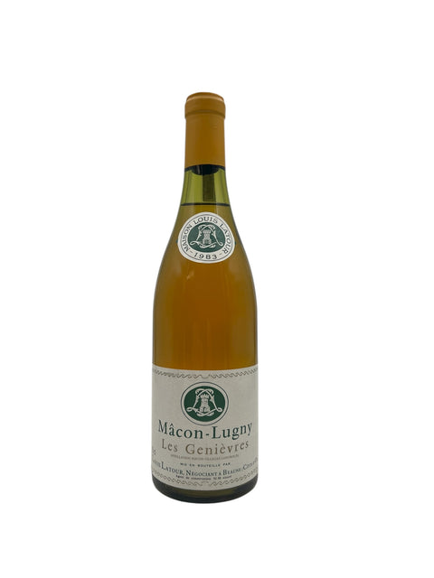Flasche Mâcon-Lugny Louis Latour 1983 Weißwein