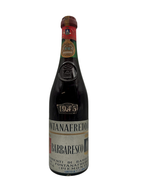 Flasche Barbaresco Fontanafredda Jahrgang 1945